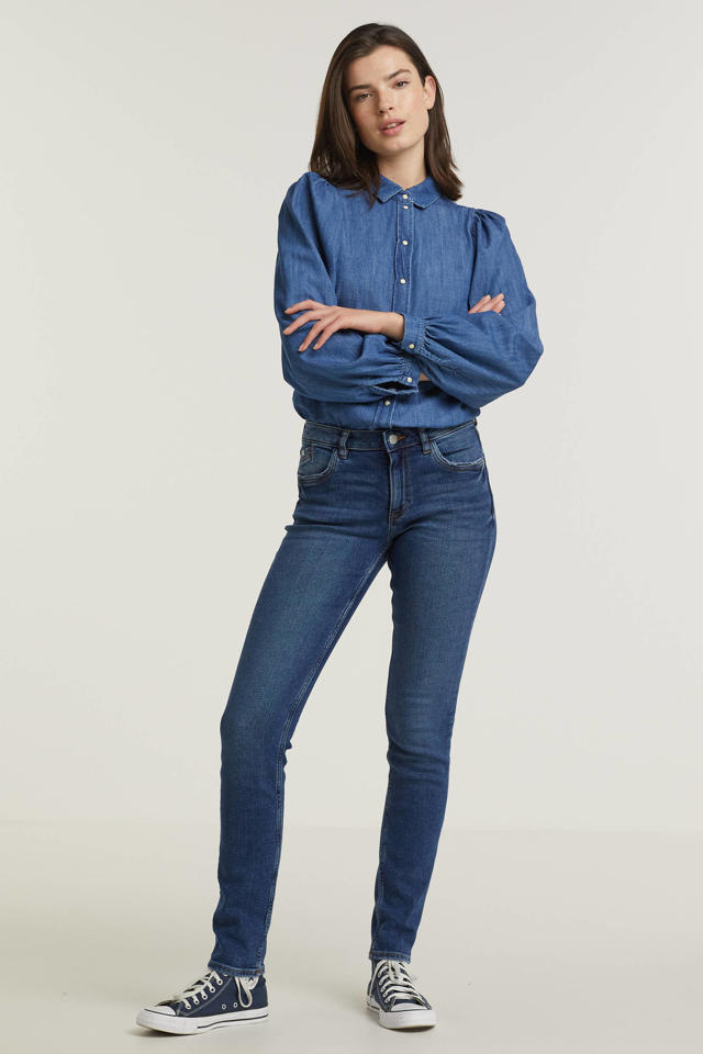 Netelig Thermisch schoner edc Women slim fit jeans donkerblauw | wehkamp