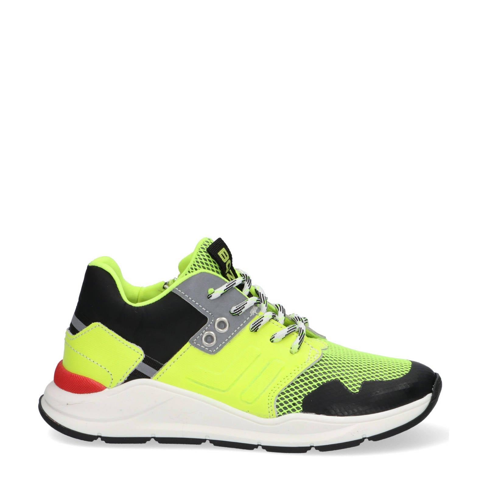 Braqeez Ramon Rio sneakers neon geel | wehkamp