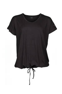 Papillon sport T-shirt zwart, Zwart