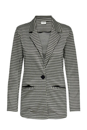 geruite blazer JDYHUGH zwart/wit