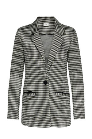 geruite blazer JDYHUGH zwart/wit
