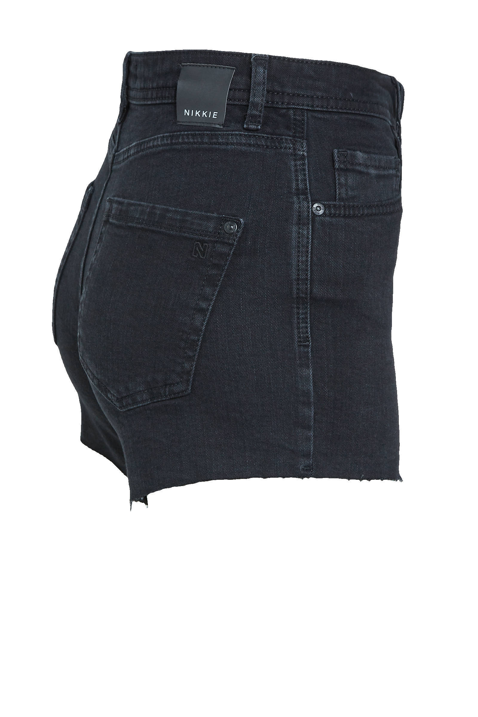 NIKKIE jeans short Cato zwart | wehkamp