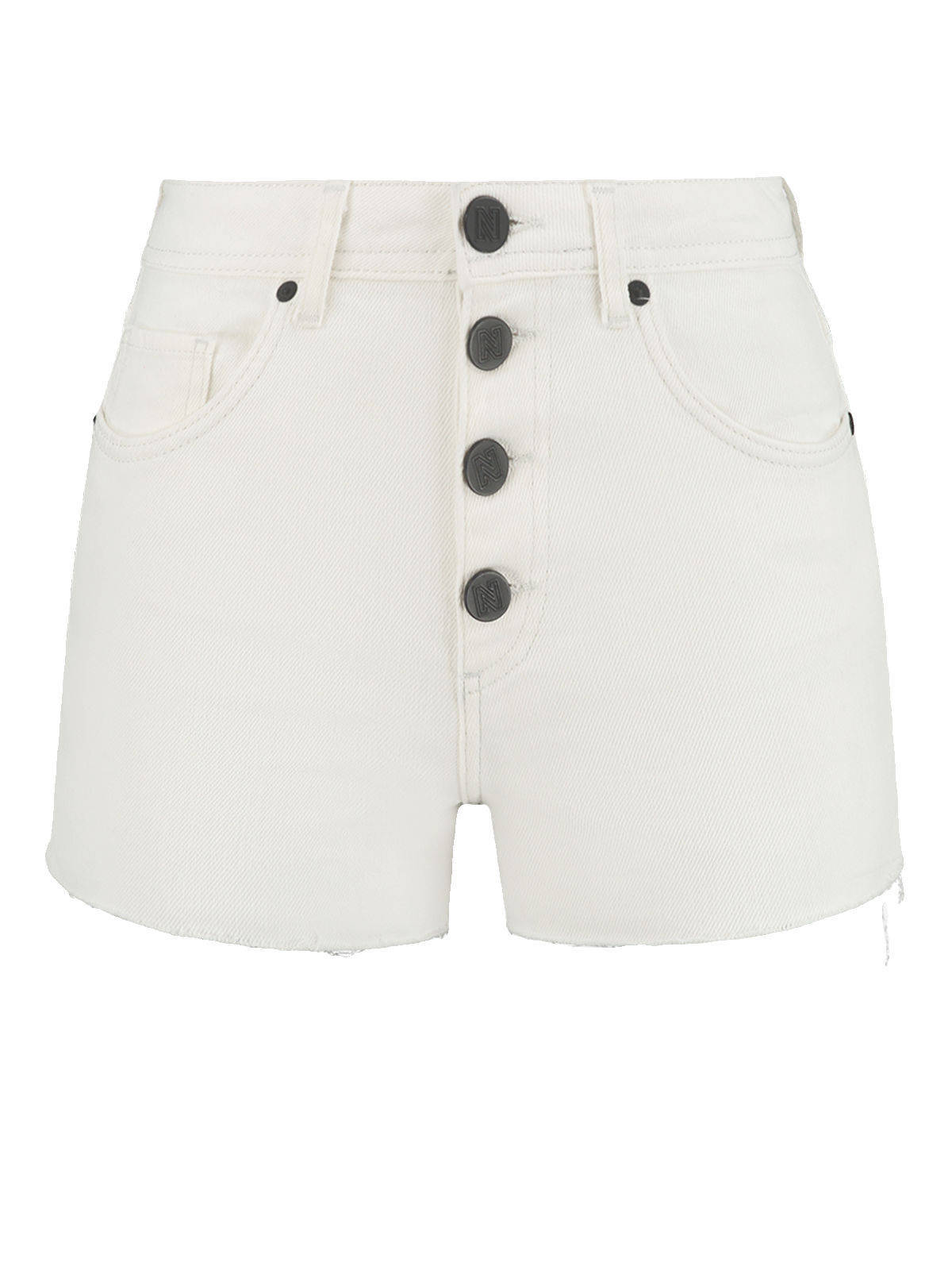 NIKKIE jeans short Cato wit | wehkamp