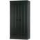 WOOOD Connect Kledingkast 2-Deurs met Lade- Grenen - Zwart - 195x94x53