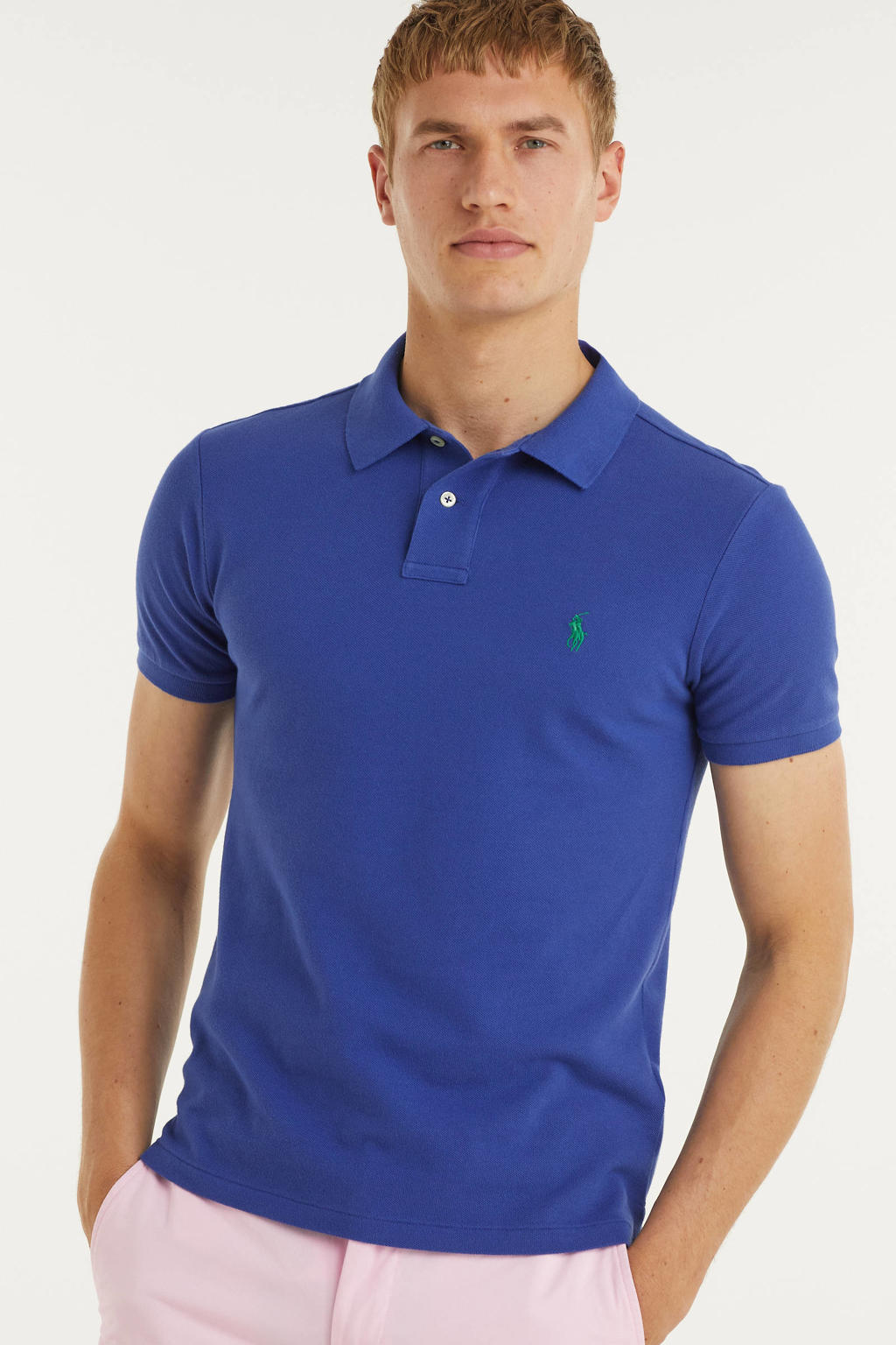 POLO Ralph Lauren slim fit polo bright navy