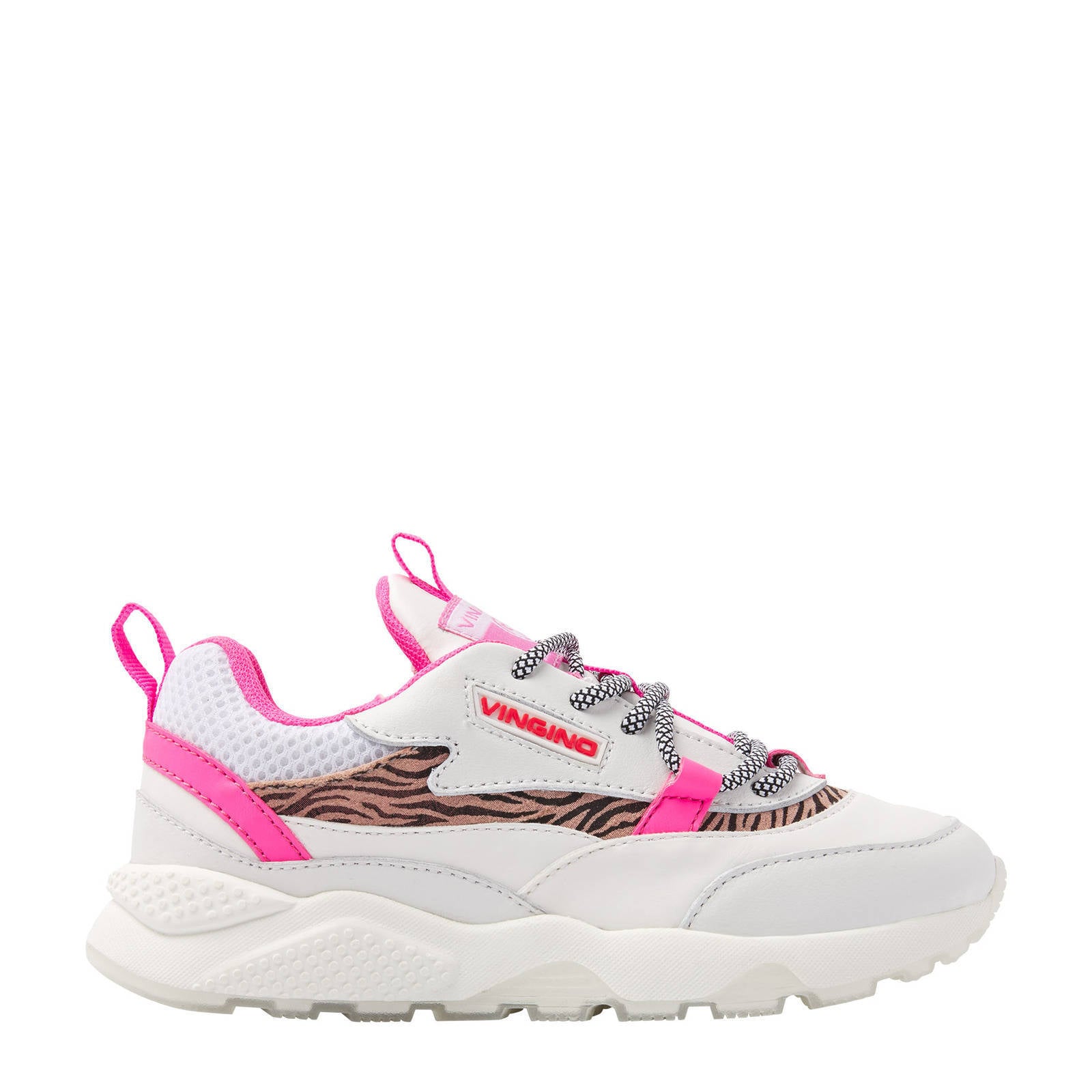 fel roze gympen