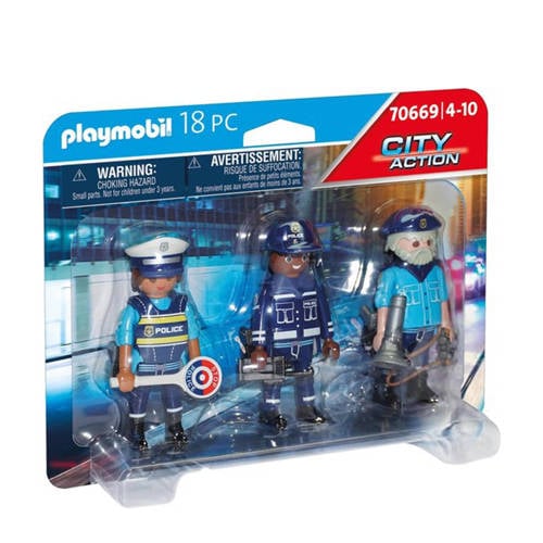 Wehkamp Playmobil City Action Figurenset politie 70669 aanbieding