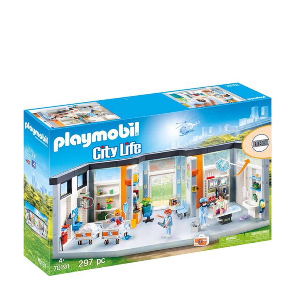 Playmobil City Life  Ziekenhuis met inrichting 70191