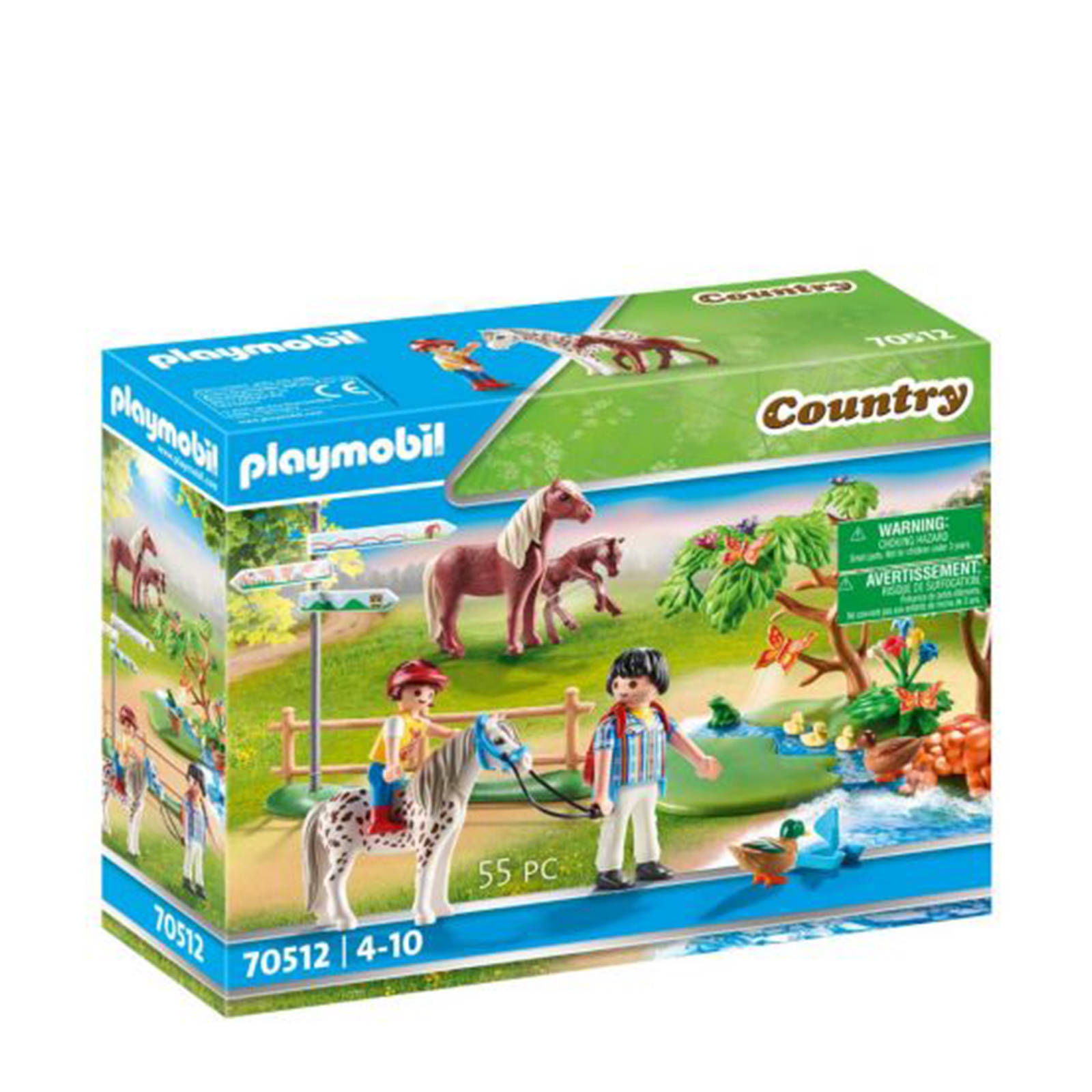 Playmobil ® Constructie speelset Gelukkige ponyreis(70512 ), Country Made in Germany(55 stuks ) online kopen