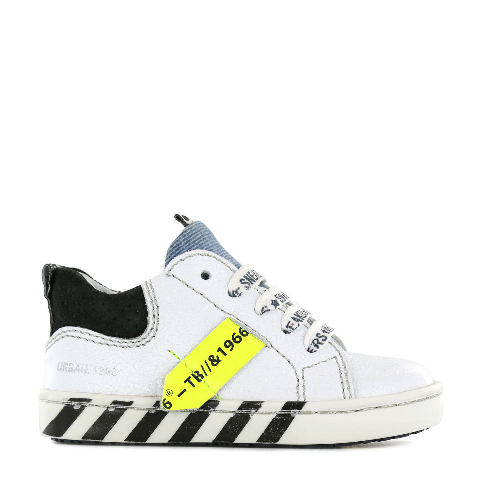 Shoesme Jongens Veterschoenen & Klitteband Ur21s017-c Wit