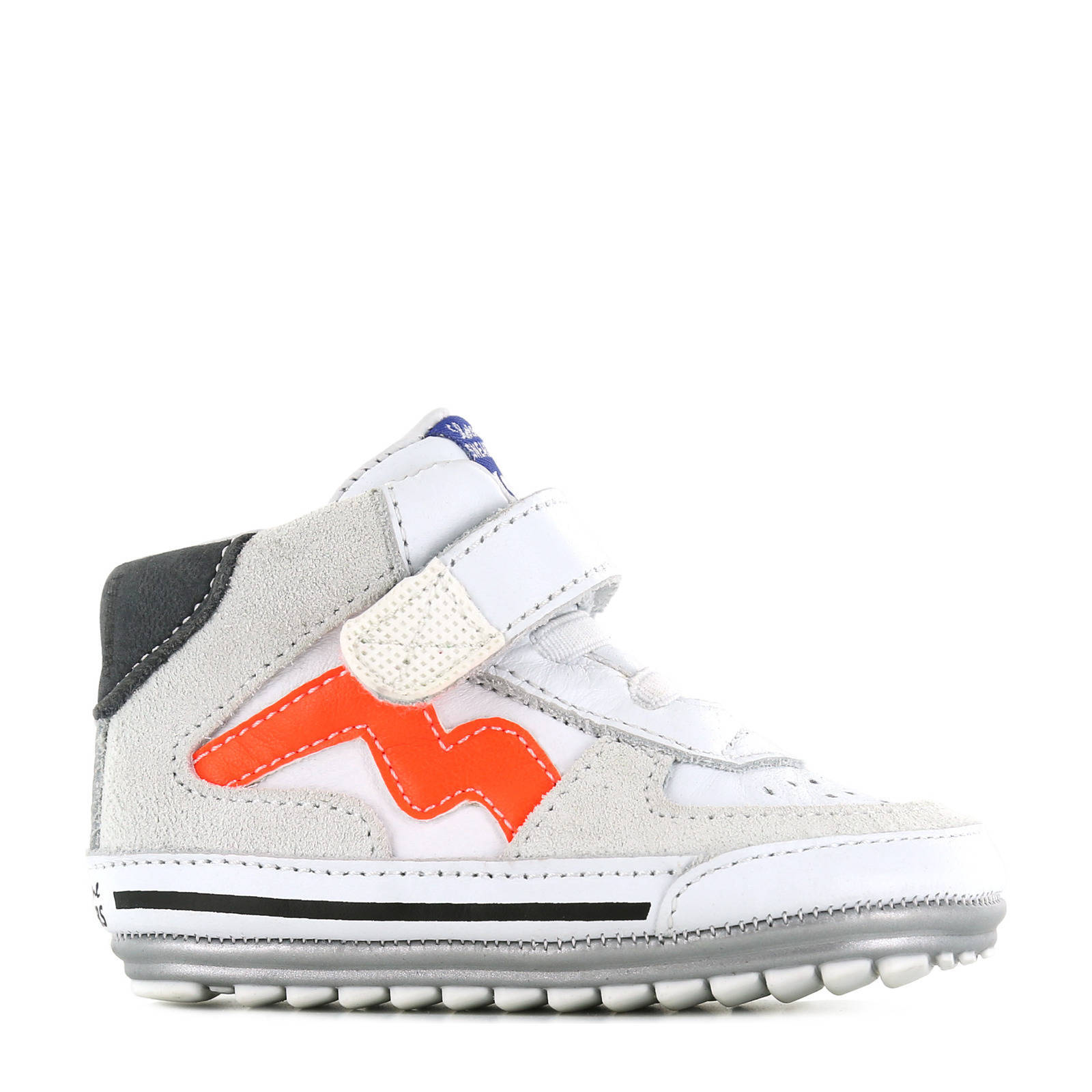 Baby sneakers sport wit Zilver - Smile Favorites