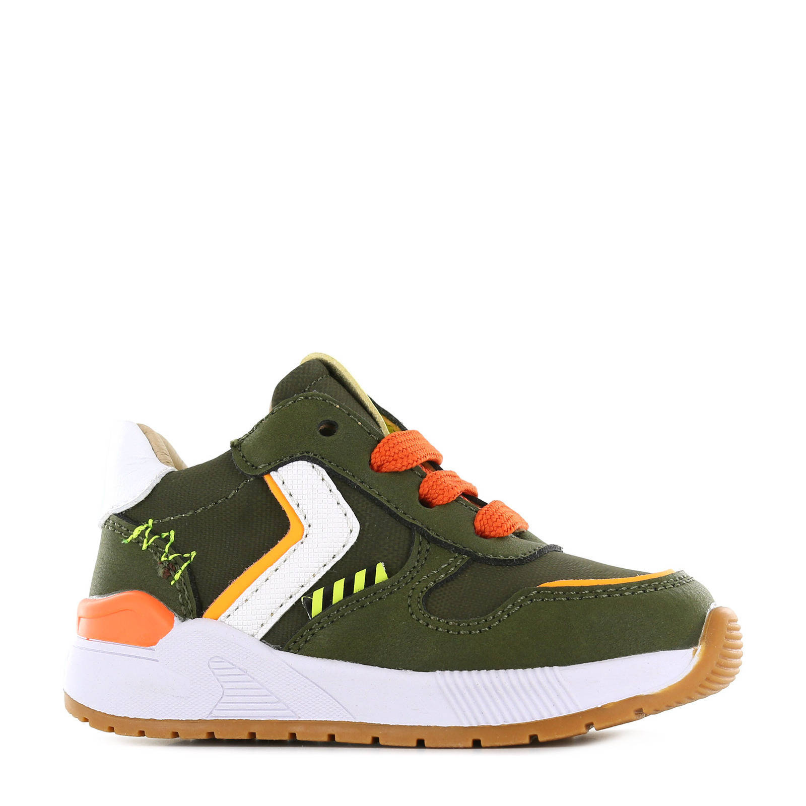 Shoesme ST21S017-B leren sneakers groen | wehkamp