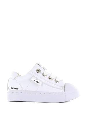 SH21S001-J leren sneakers wit