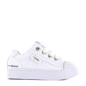 SH21S001-J leren sneakers wit