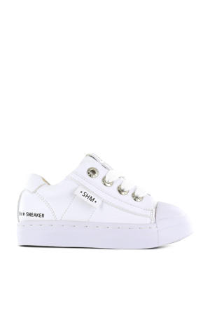 SH21S001-J leren sneakers wit