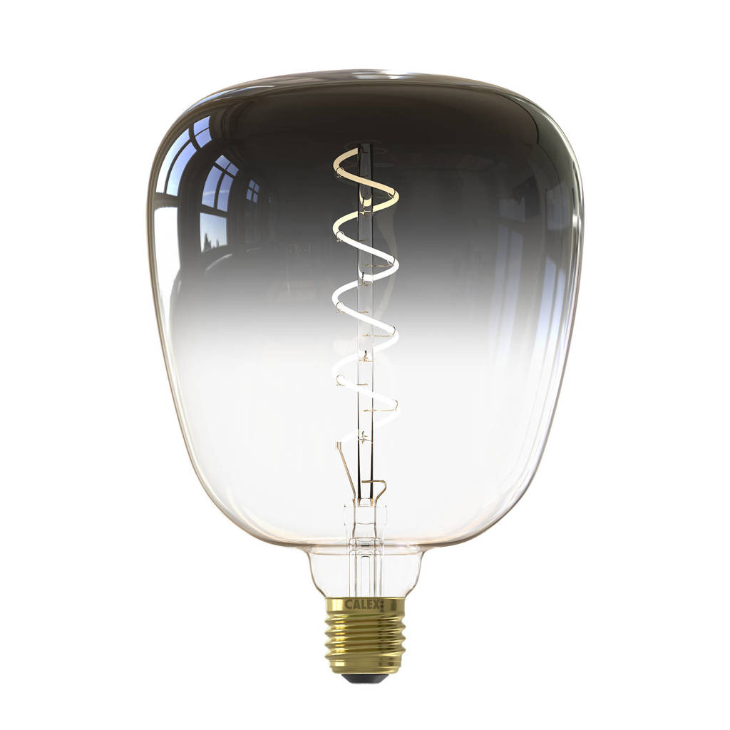 Calex Gris Kiruna LED E27 20cm, Grijs, Transparant
