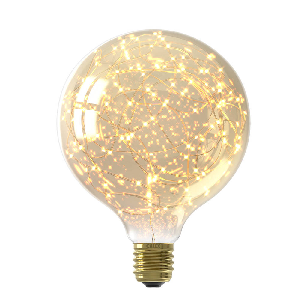 Calex LED lichtbron Stars E27 1,5W Ø12,5cm, Goud