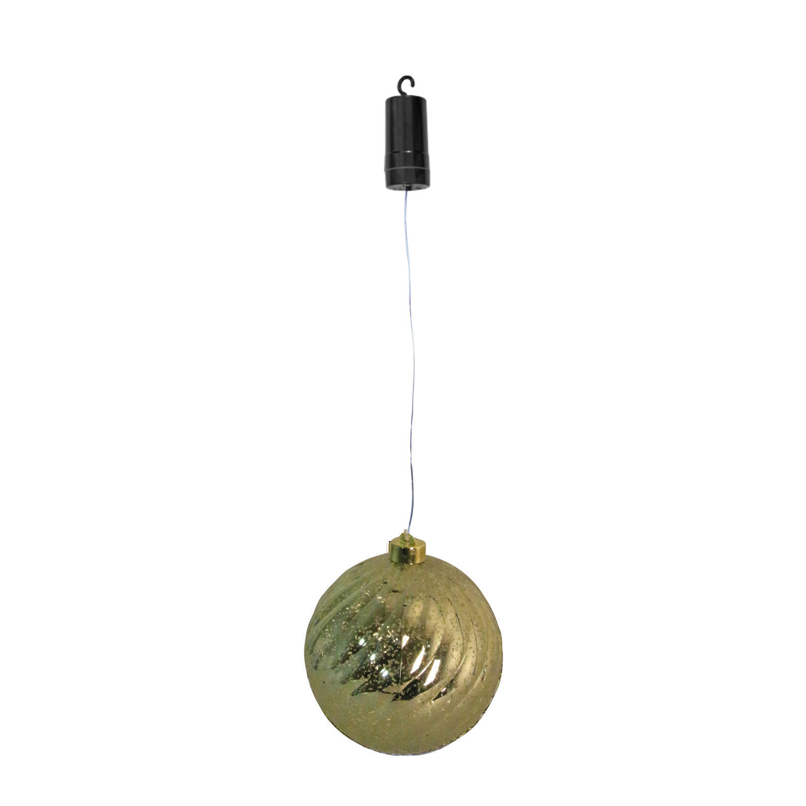 Luxform Hanglamp op batterijen Ball Swirl LED goudkleurig online kopen