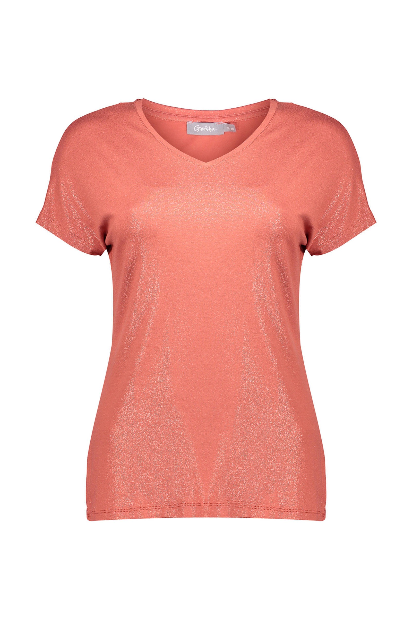 Geisha T-shirt roze | wehkamp