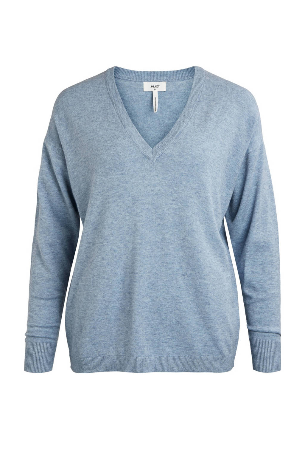 OBJECT gemêleerde trui blauw OBJTHESS, Blauw