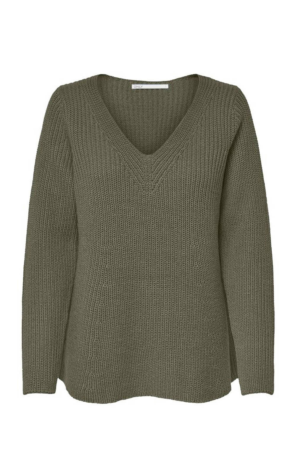 ONLY trui groen, Groen
