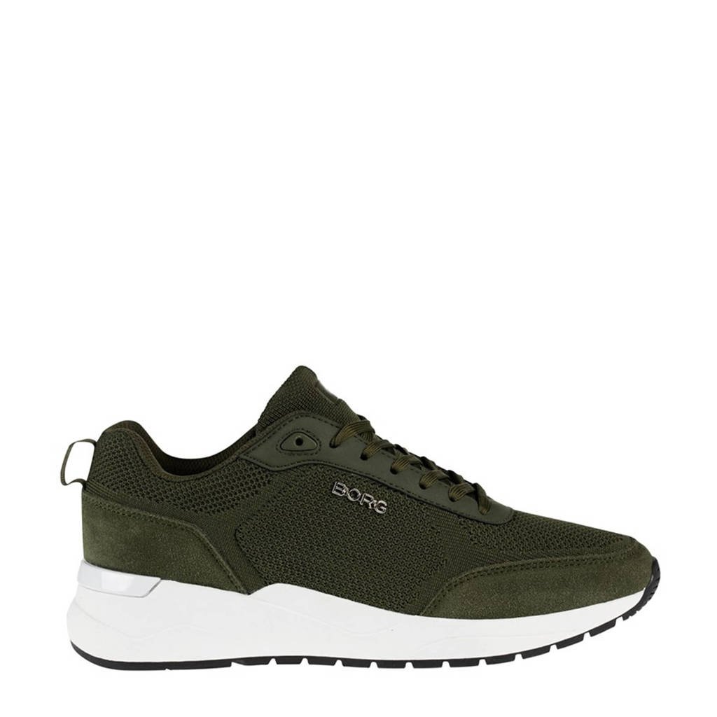 Björn Borg R1900 KNT M sneakers donkergroen, Donkergroen