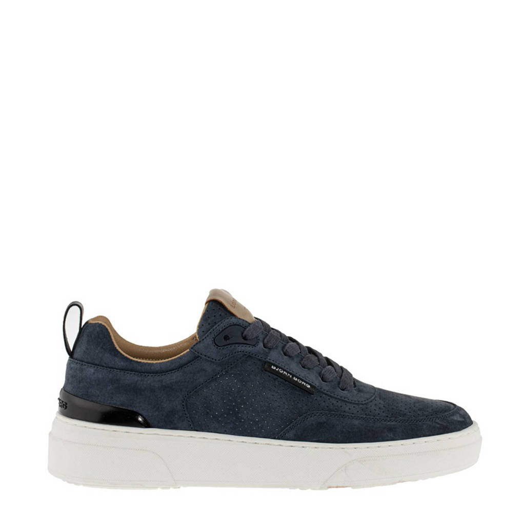 Björn Borg T1920 PSU M suède sneakers donkerblauw, Donkerblauw
