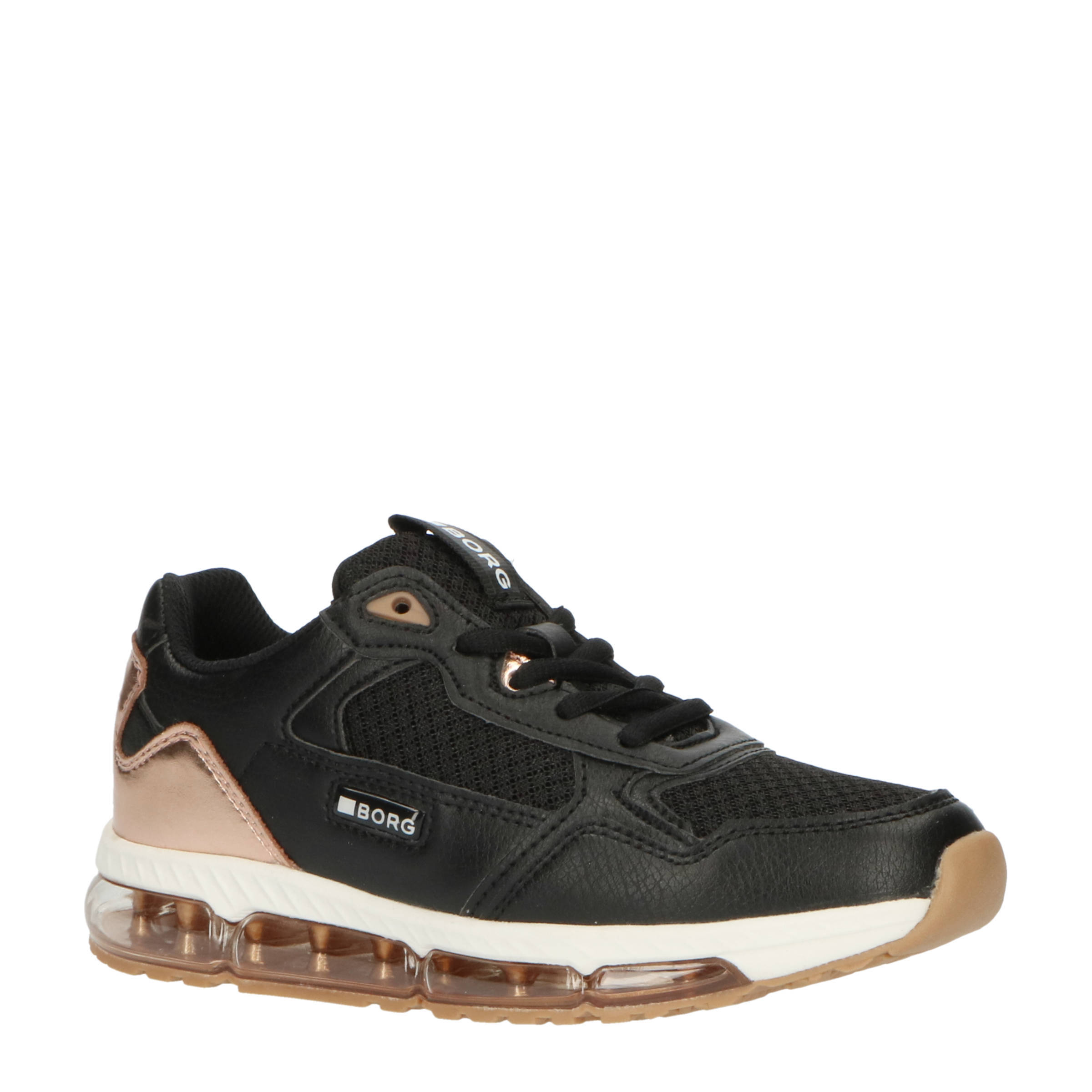 Björn Borg X500 MSH K sneakers zwart/roségoud | wehkamp
