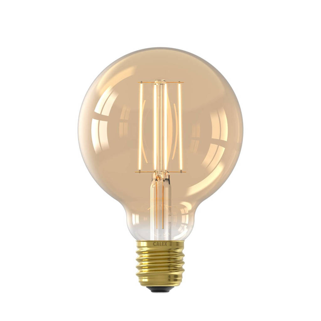 Calex LED lichtbron E27 4W Ø9,5cm, Goud