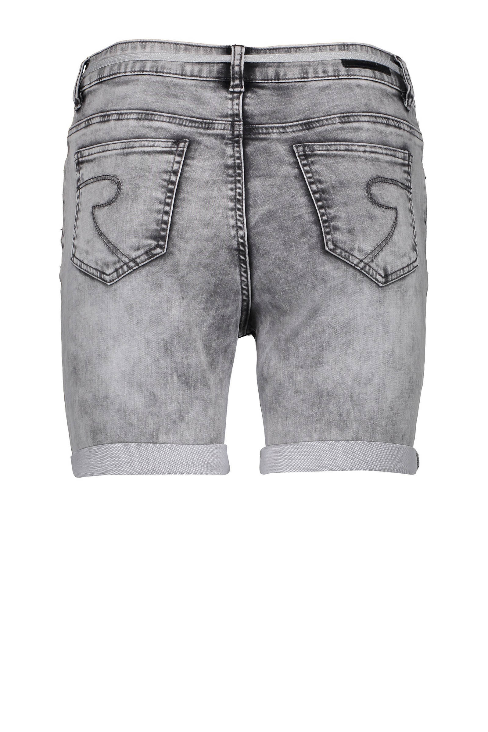 Geisha slim fit jeans short grijs | wehkamp