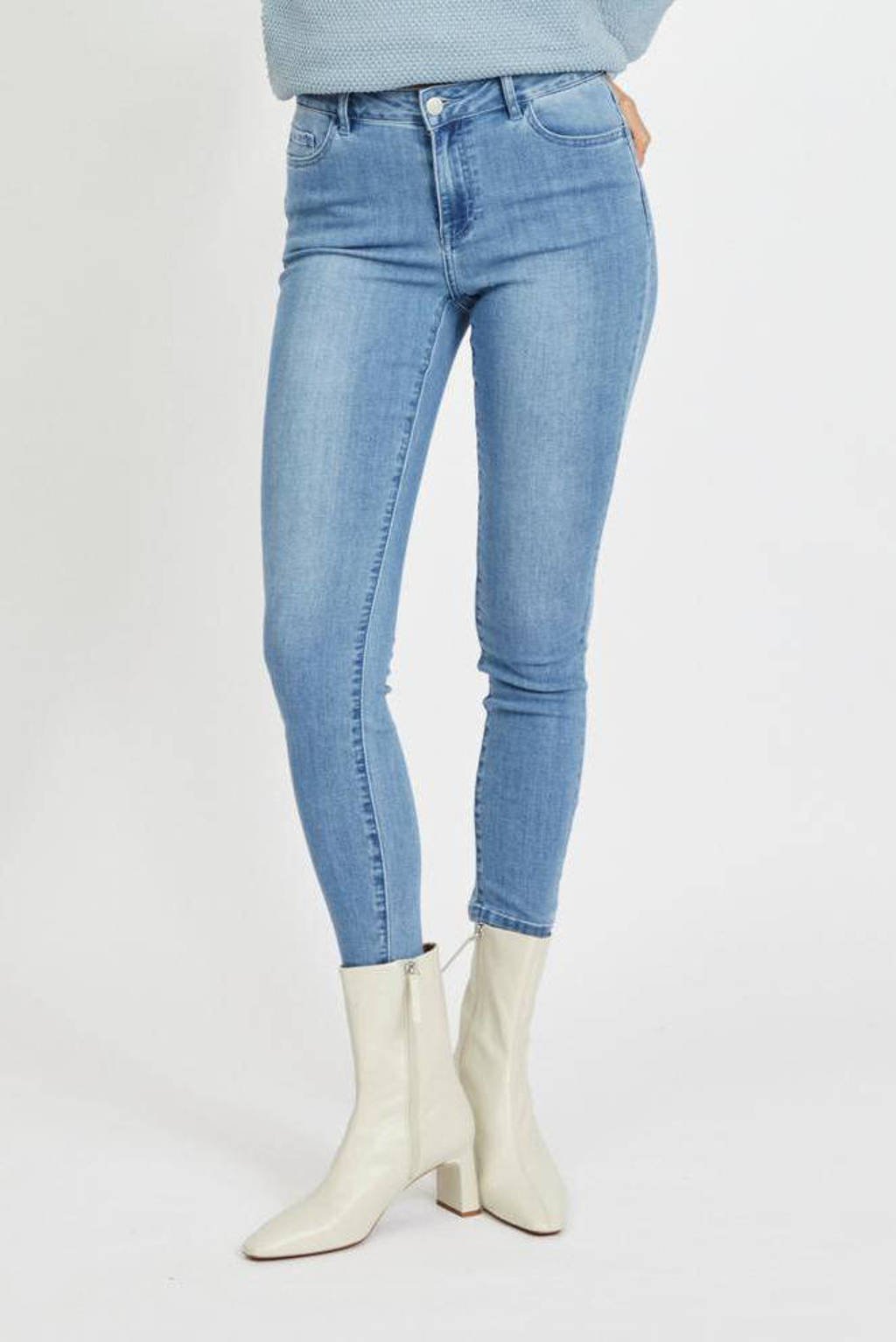VILA skinny jeans VISKINNIE  light denim