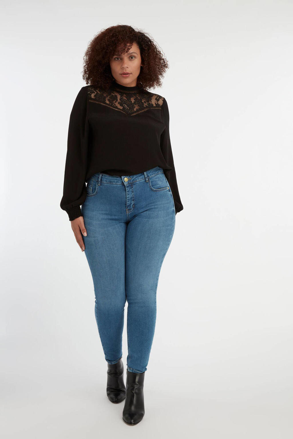 MS Mode shaping skinny jeans light denim denim