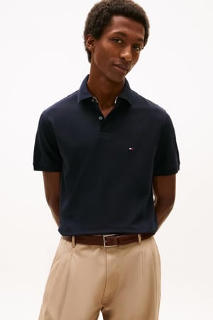 regular fit polo 1985  donkerblauw
