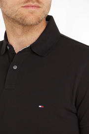 thumbnail: Tommy Hilfiger regular fit polo 1985  zwart