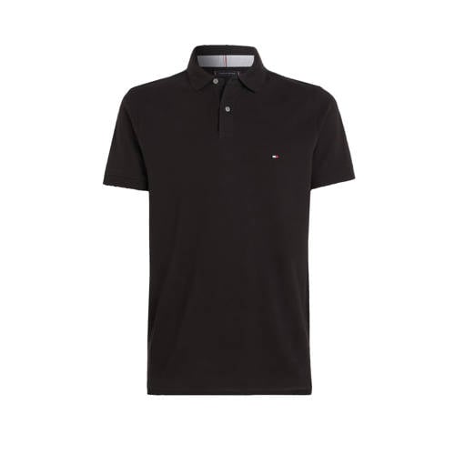 Tommy Hilfiger regular fit polo 1985 zwart afbeelding