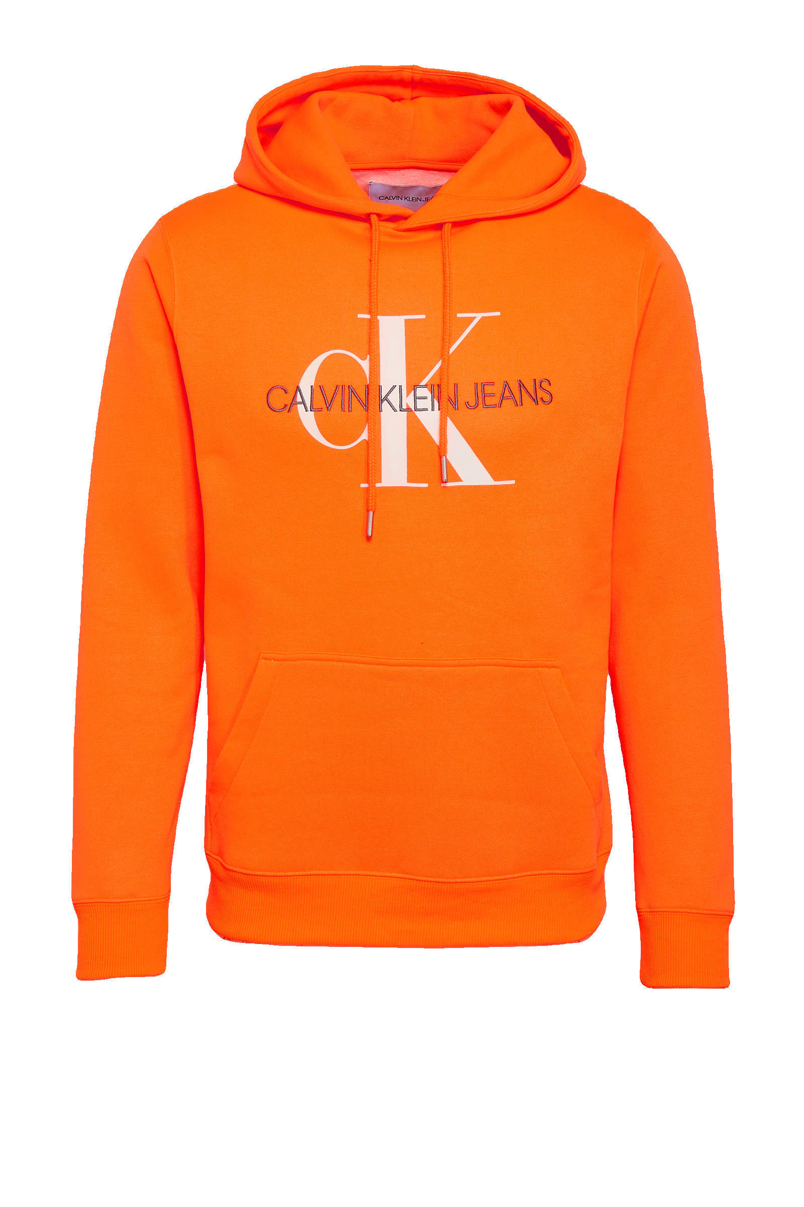 calvin klein hoodie orange