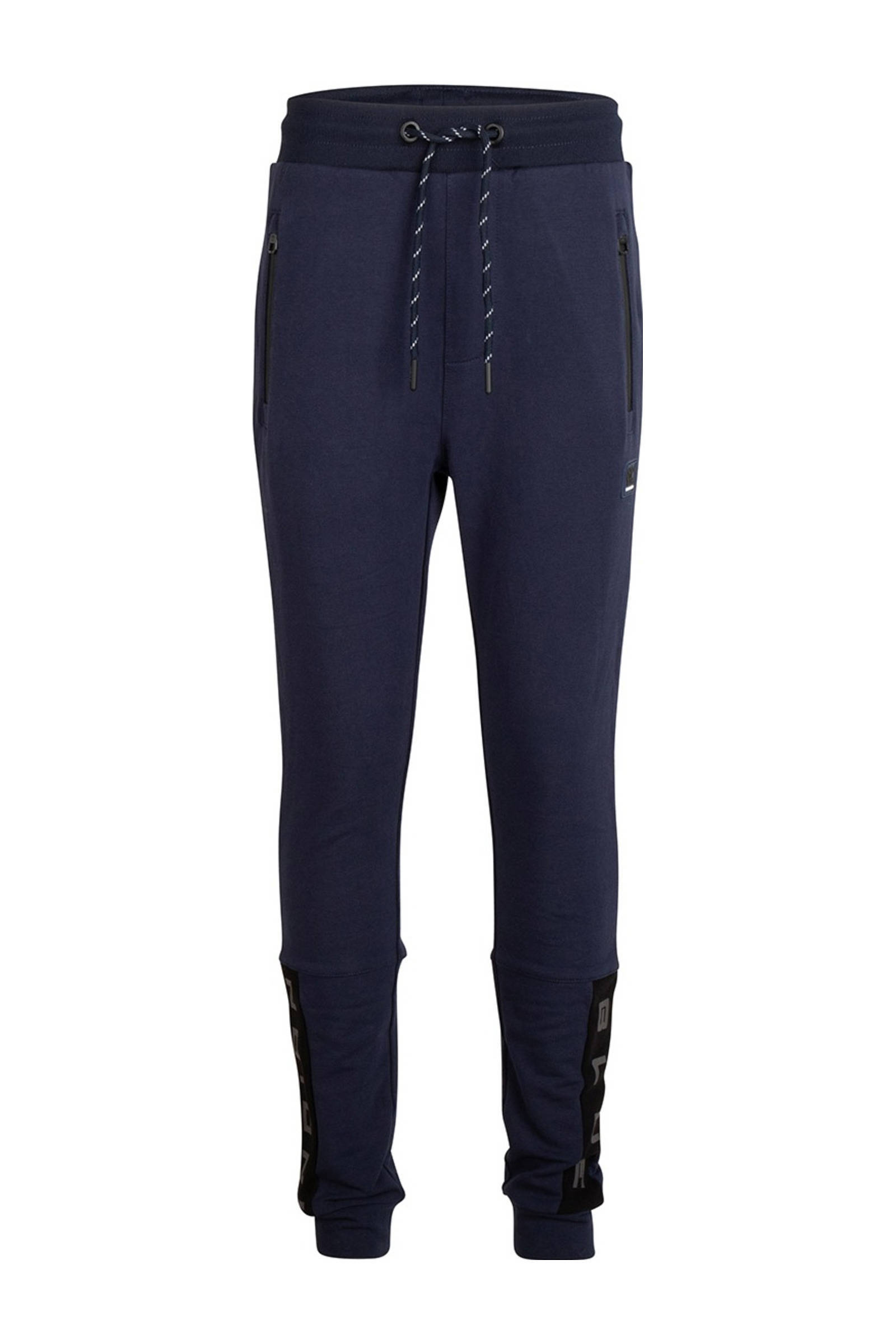 Indian Blue Jeans skinny joggingbroek met logo donkerblauw | wehkamp
