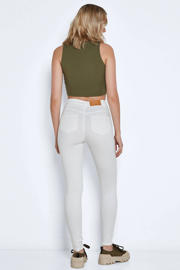 thumbnail: NOISY MAY high waist skinny jeans NMCALLIE wit
