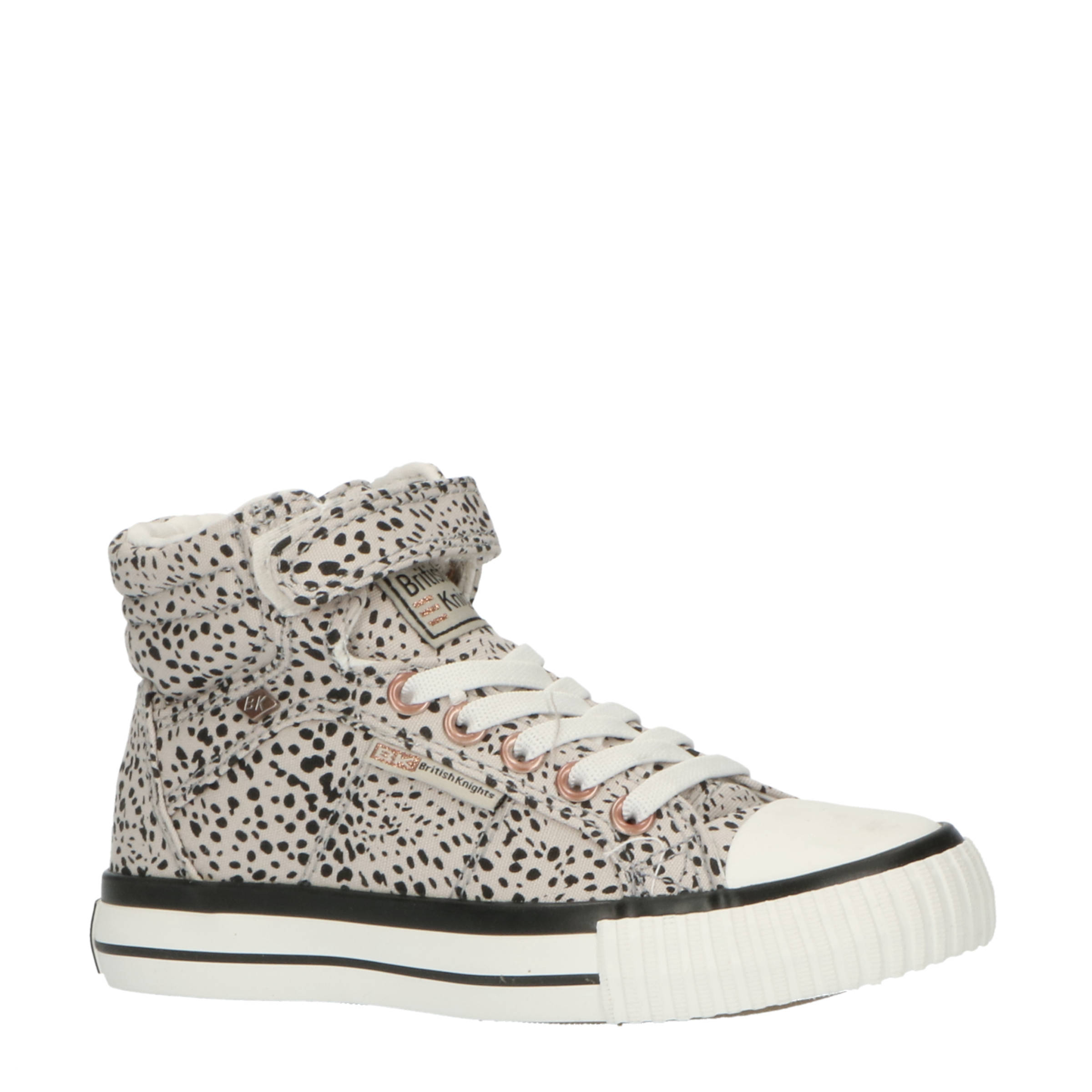 British Knights Dee hoge sneakers met panterprint beige | wehkamp