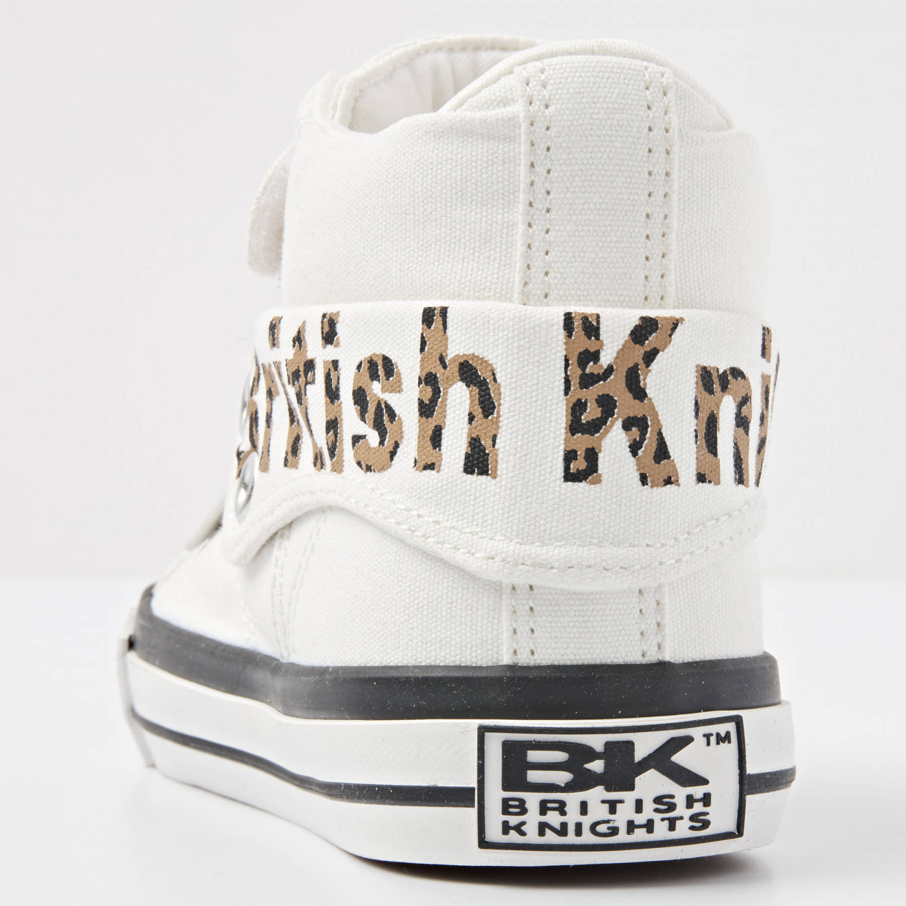 British Knights Roco hoge sneakers met panterprint wit | wehkamp