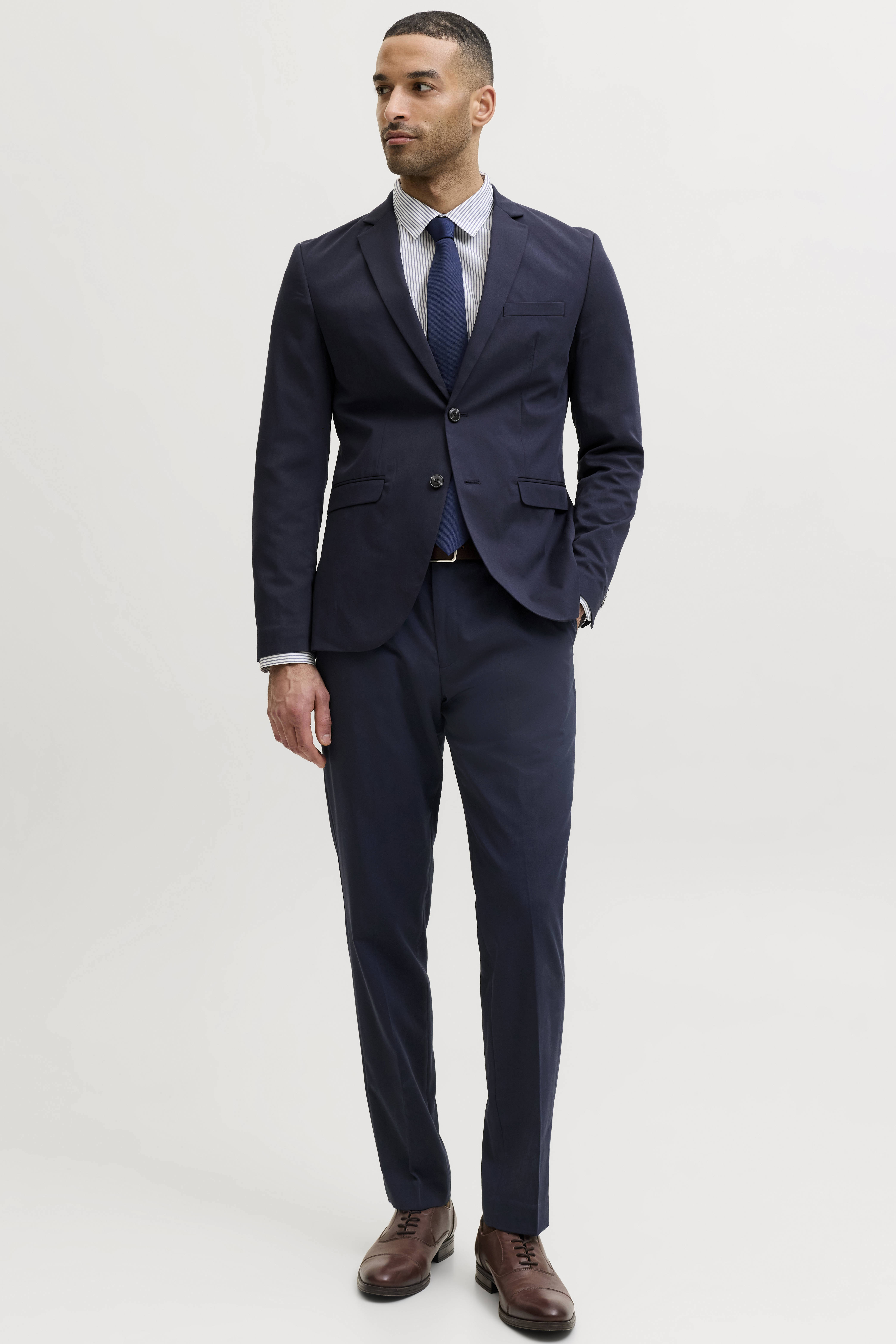 Jack & Jones Jprwinter Twill Slim Blazer Sn, Slate Black/Fit: slim fit, 48