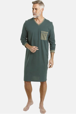 Plus Size slaapshirt ASMUND groen