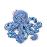 Bunnies By The Bay Ocho de Octopus knuffel 23 cm, Blauw