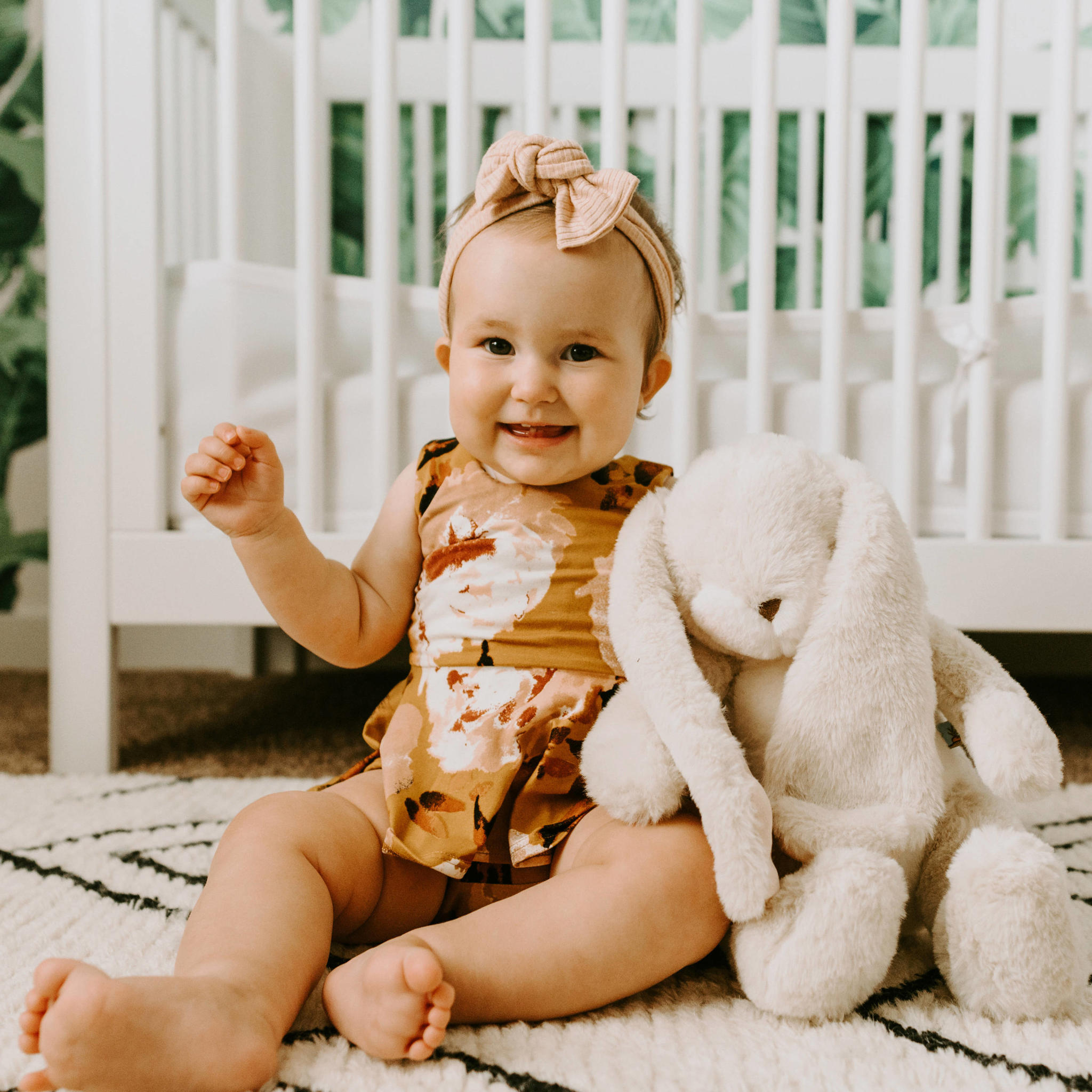 Bunnies By The Bay Konijn groot creme knuffel 40 cm - Afbeelding 2