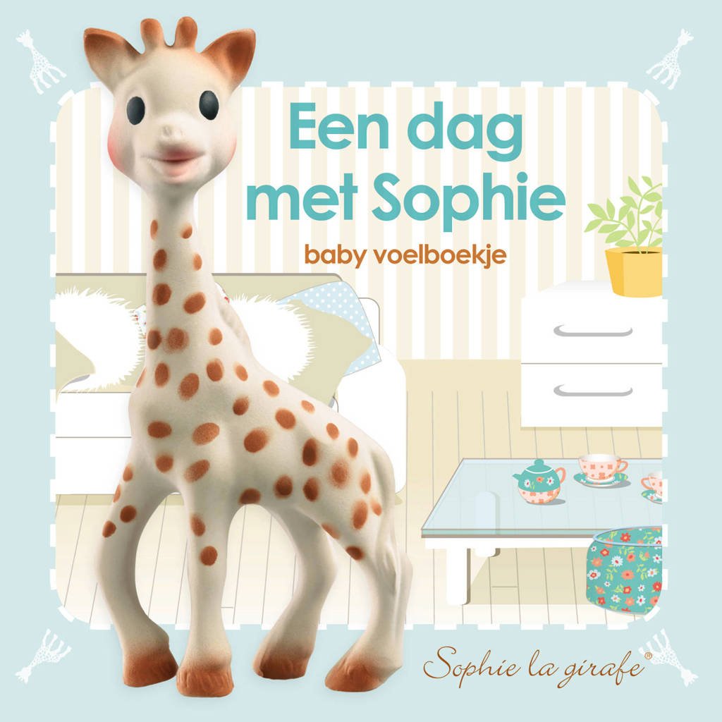 Sophie de Giraf Baby voelboekje: Een dag met Sophie - Helen Senior, Blauw