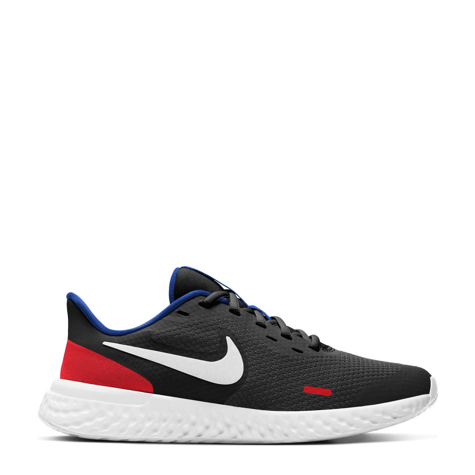 Nike Revolution 5 sneakers zwart/wit/rood | wehkamp