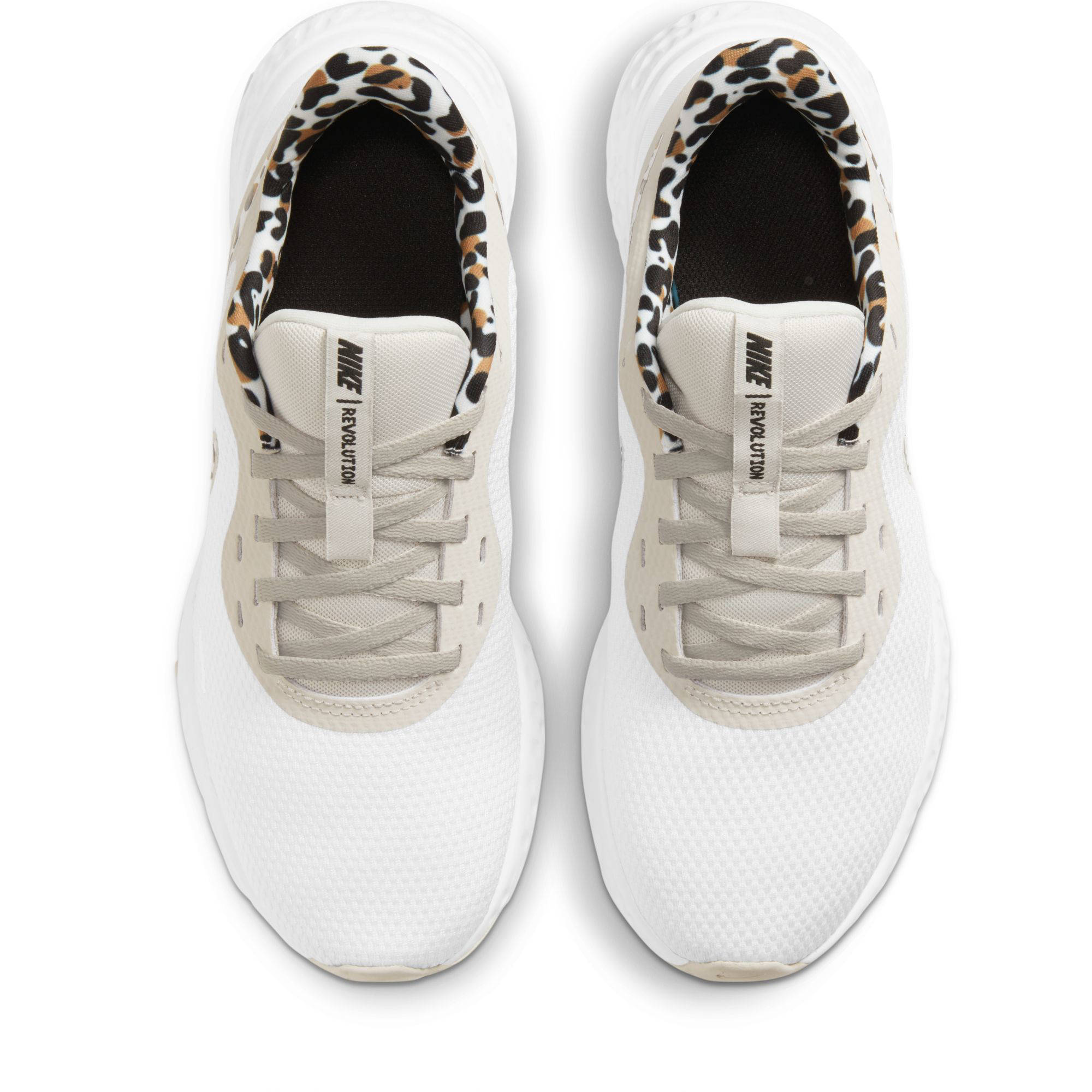 Nike Revolution 5 PRM hardloopschoenen wit/beige/bruin | wehkamp