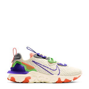 React Vision  sneakers ecru/blauw/rood