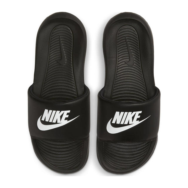 Veroveren Passend Vroeg Nike Victori One Slide badslippers zwart/wit | wehkamp