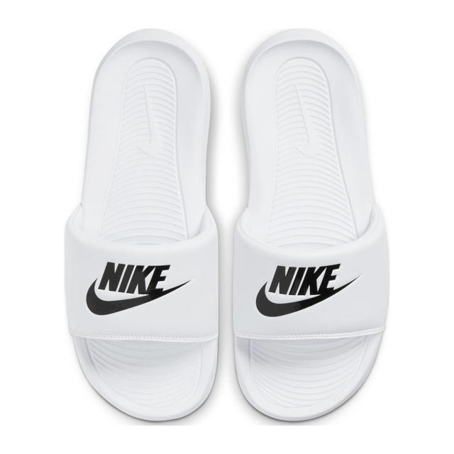 gek Onbekwaamheid haspel Nike Victori One Slide badslippers wit/zwart | wehkamp